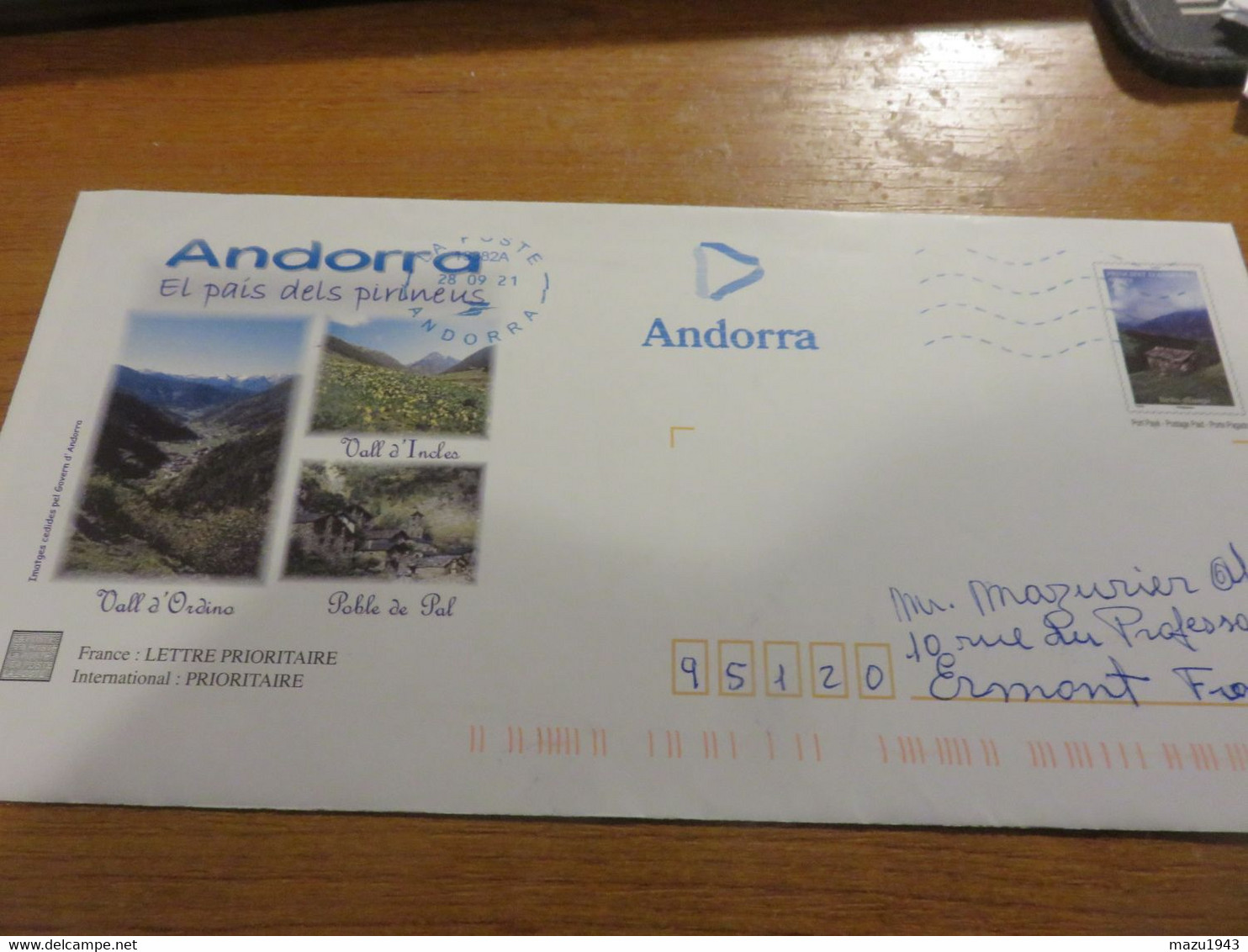 Andorra El Pais Dels Pirineus - Entiers Postaux & Prêts-à-poster