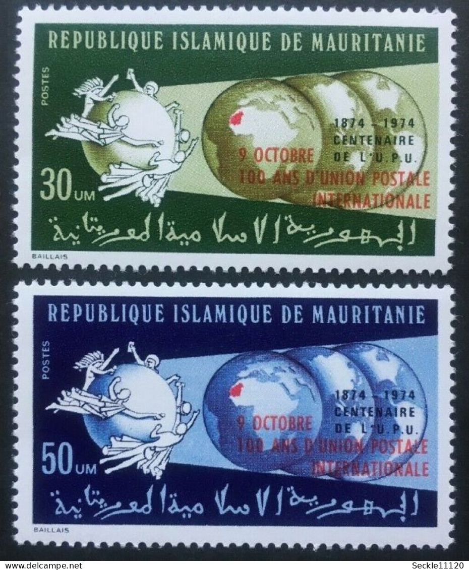 Mauritanie Mauritania - 1974 - 326 / 327 - UPU - Surcharge - MNH - Mauritanie (1960-...)