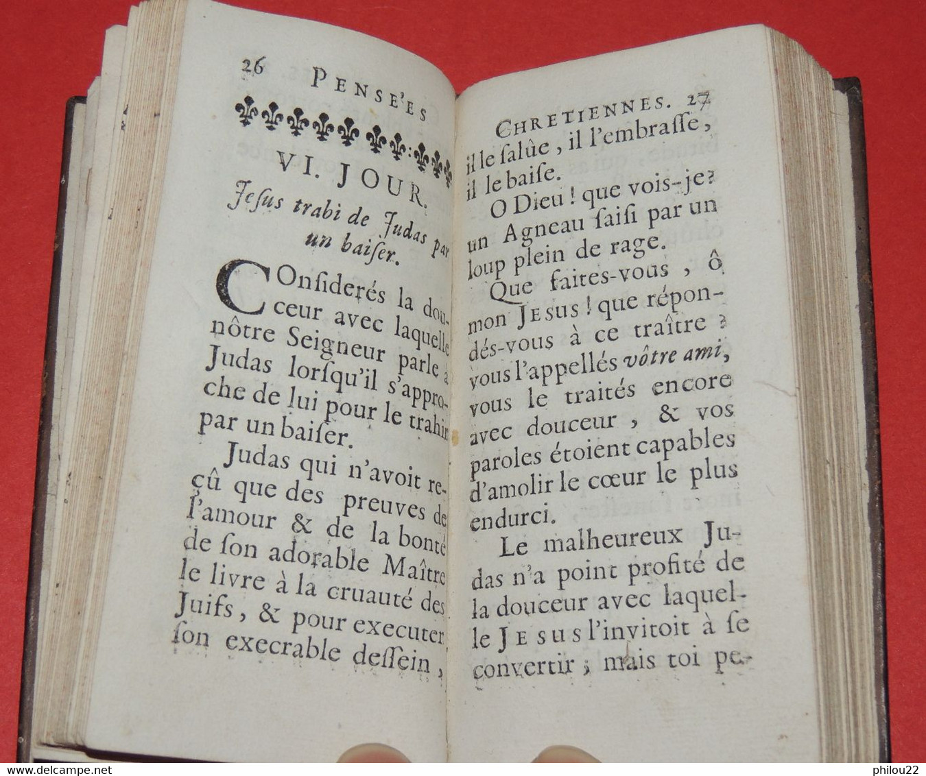 Pensées Chrétiennes Sur La Passion De Notre Seigneur Jésus-Christ  1693 - Jusque 1700