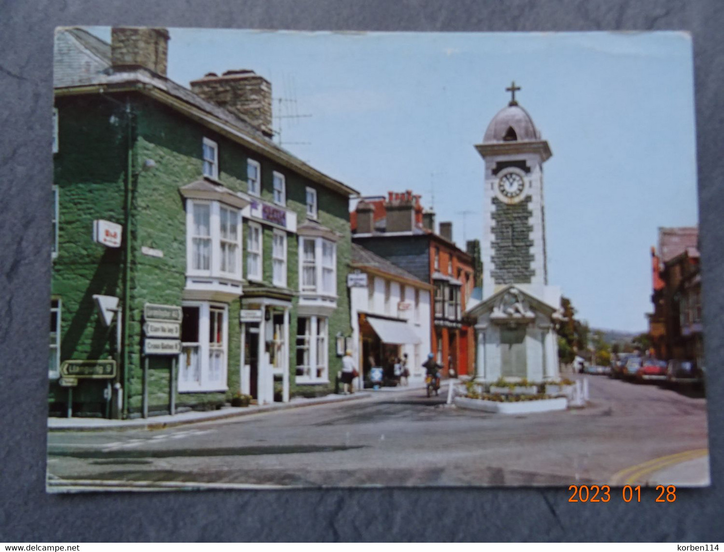 RHAYADER  CLOCK TOWER - Radnorshire