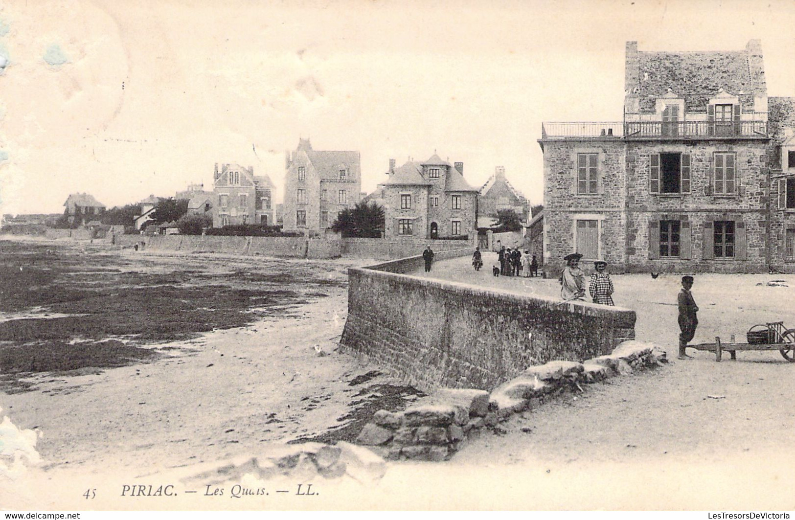 44 - PIRIAC - Les Quais - LL -  Carte Postale Ancienne - Piriac Sur Mer