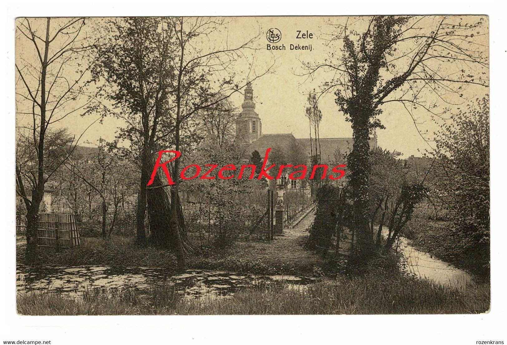 Zele Bosch Dekenij Sint-Ludgeruskerk ZELDZAAM (In Zeer Goede Staat) - Zele