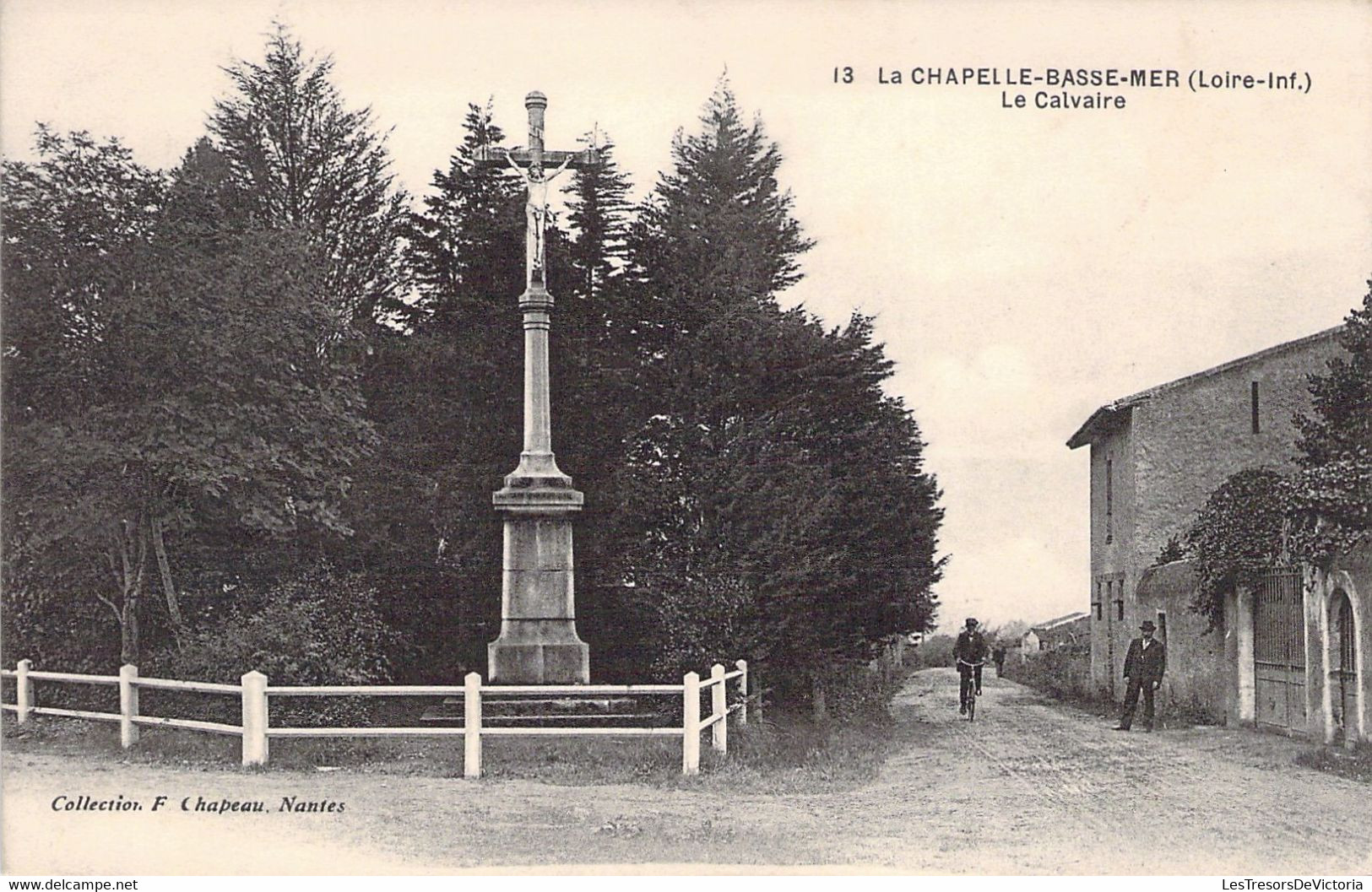 44 - SAINT PHILIBERT DE GRAND LIEU - L'église - Côté Nord - Carte Postale Ancienne - Saint-Philbert-de-Grand-Lieu