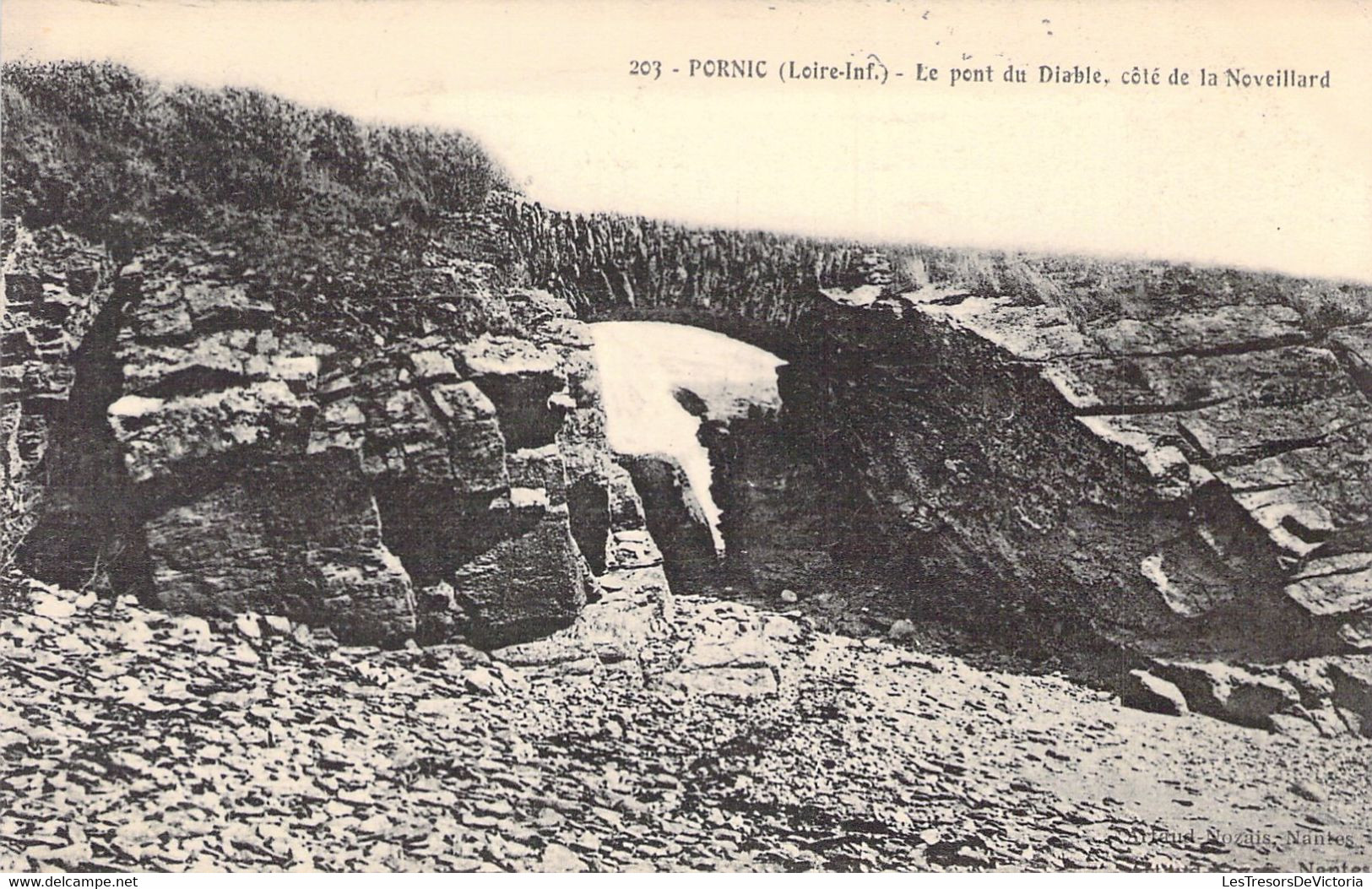 44 - PORNIC - Le Pont Du Diable Côté De La Noveillard - Carte Postale Ancienne - Pornic