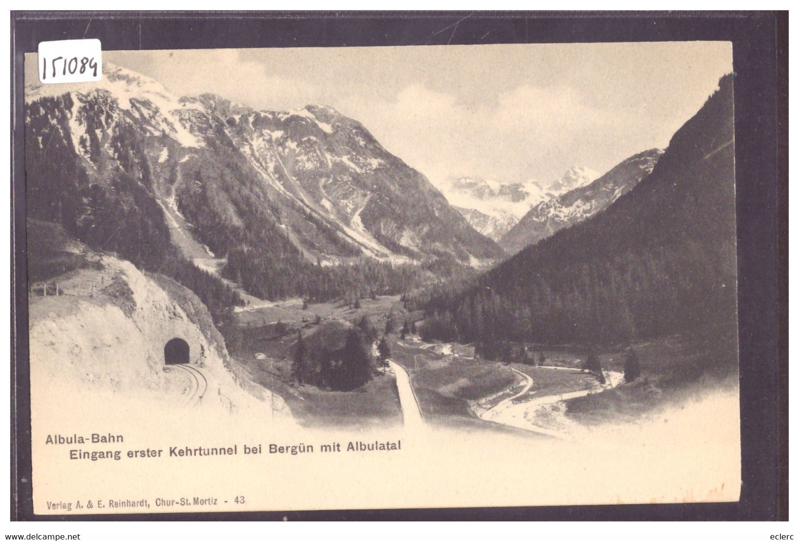 ALBULA BAHN - BEI BERGÜN - TB - Bergün/Bravuogn