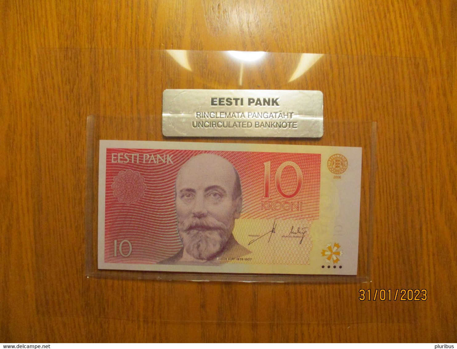 ESTONIA UNCIRCULATED BANKNOTE IN PLASTIC UNC 10 KROONI 2006 , 8-29 - Estonie