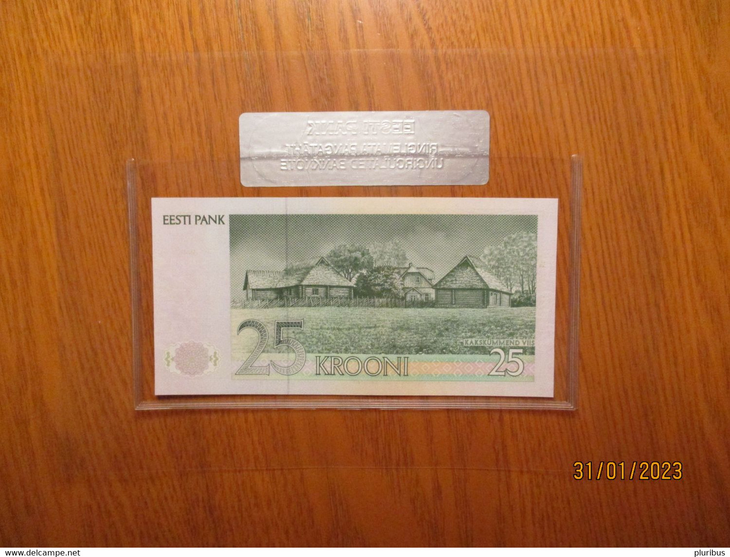 ESTONIA UNCIRCULATED BANKNOTE IN PLASTIC UNC 25 KROONI 1992 , 8-29 - Estland