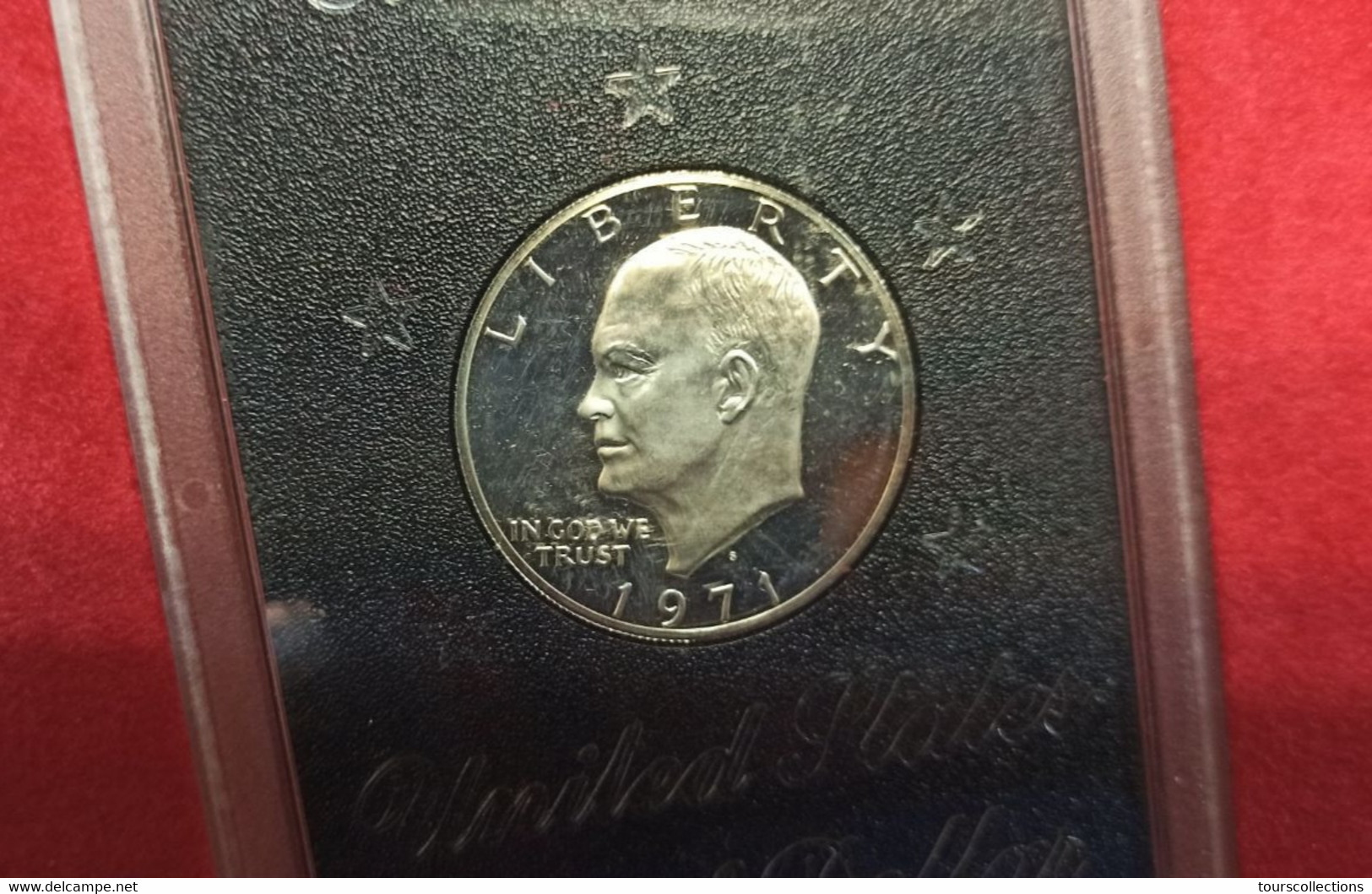 1971 S Eisenhower Silver Dollar Proof Set Scellé et dans sa boîte de présentation d'origine 1 $ Etats Unis USA
