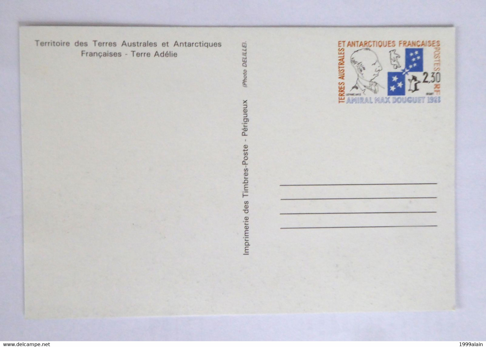 TAAF ENTIER POSTAL 1994 - Otros & Sin Clasificación