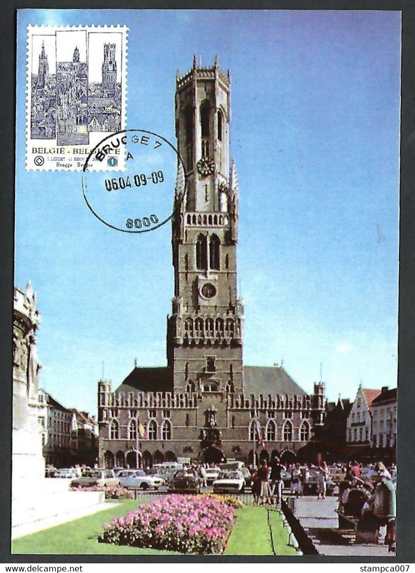 OCB Nr 3896 Brugge Bruges Belfort Beffroi - Storia Postale