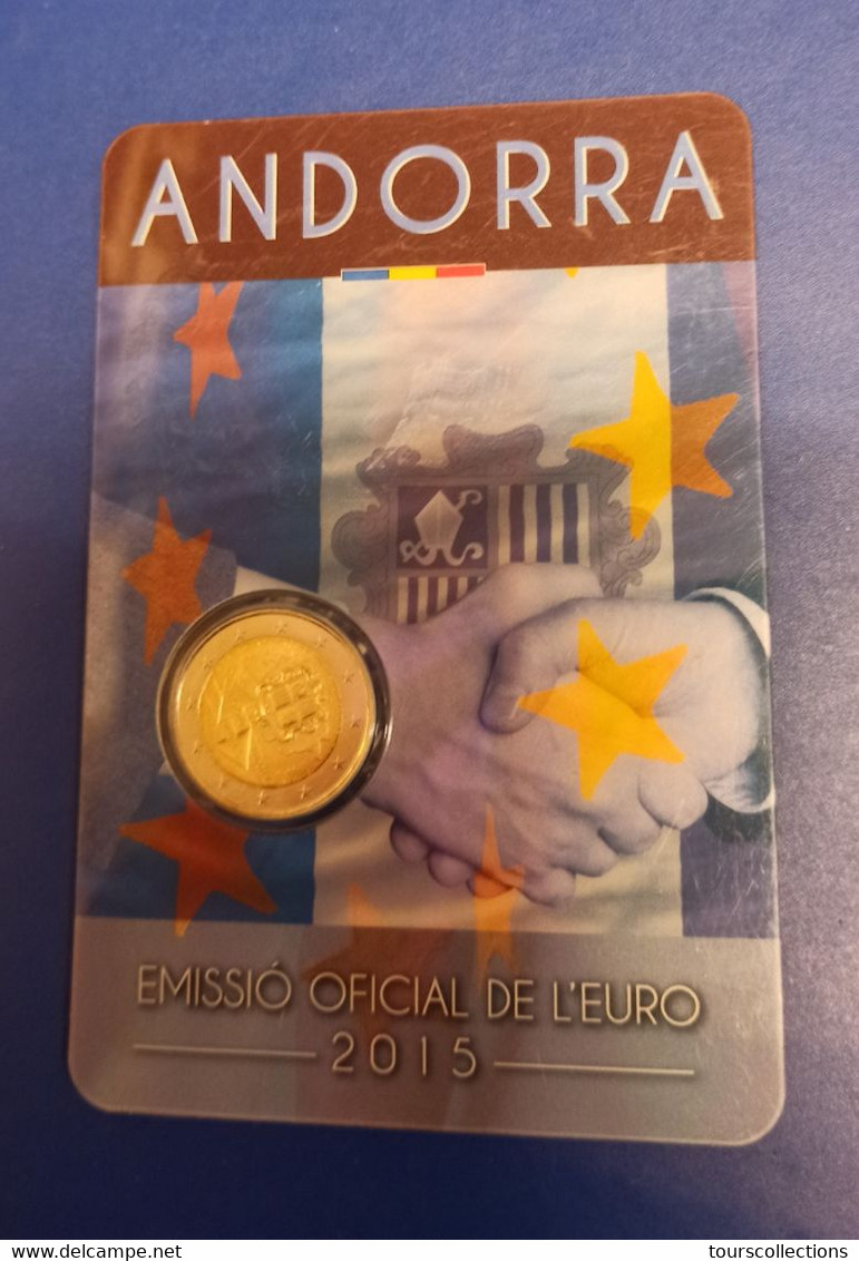 ANDORRE - 2 Euros BU 2015 Accord Douanier - Douanes - Andorra