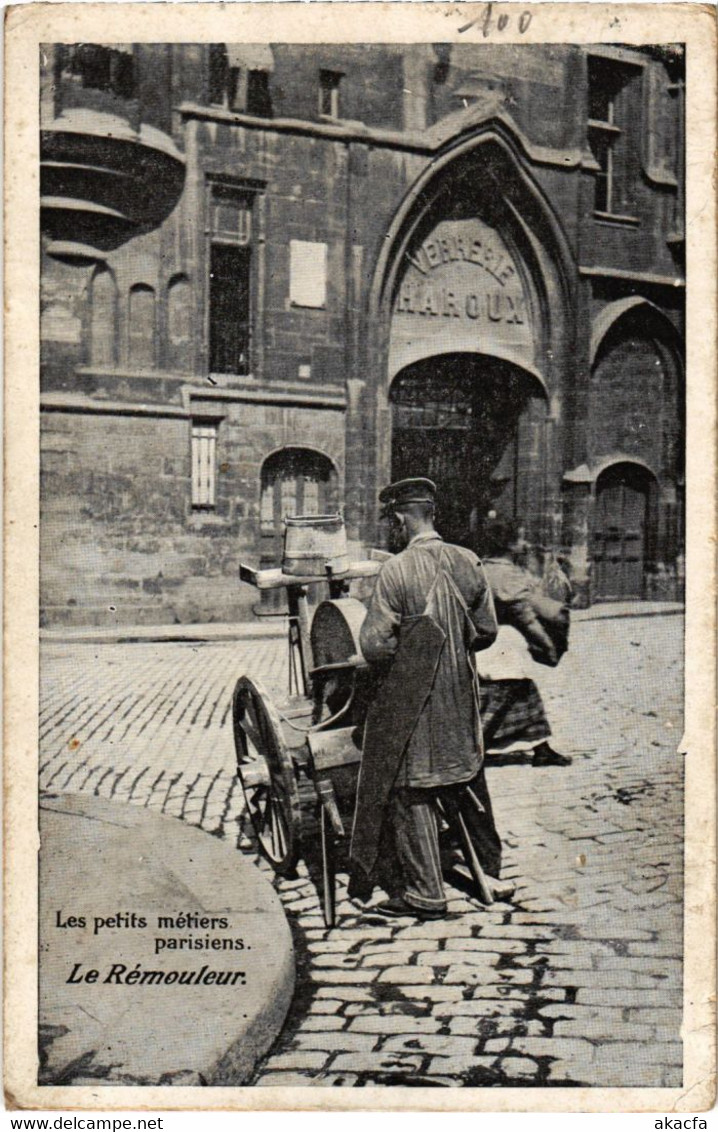 CPA PARIS Petits Metiers Le Remouleur (1245398) - Petits Métiers à Paris