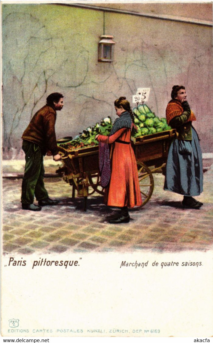 CPA PARIS Petits Metiers Le Marchand De Quatre Saisons (1245496) - Petits Métiers à Paris