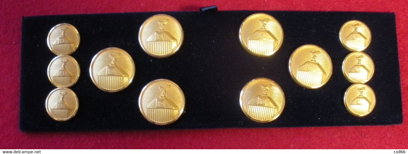 RARE Rolls Royce Motors Set 12 Buttons Boutons De Livrée Par Holland & Sherry Avec Colissimo Pour Europe - Knöpfe