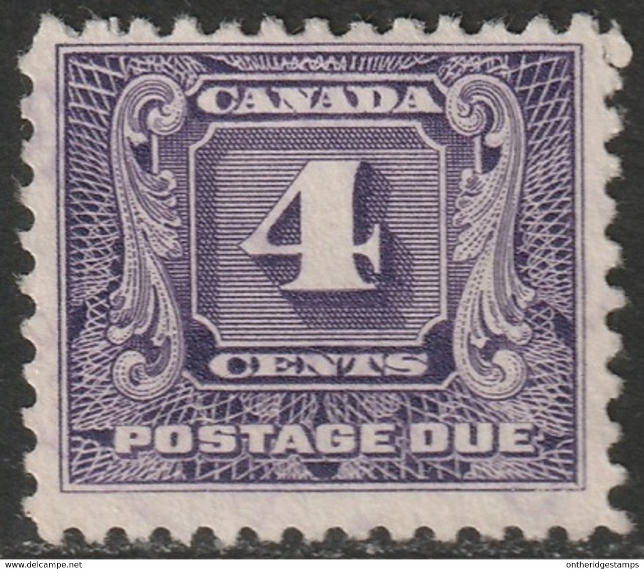 Canada 1930 Sc J8 Mi P8 Yt Taxe 8 Postage Due Used Light Cancel - Impuestos