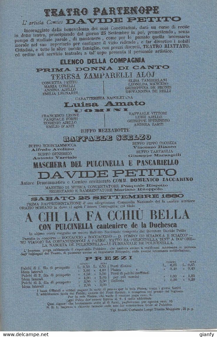 RAI RADIOTELEVISIONE ITALIANA - TEATRO IN DIALETTO STAGIONE DI PROSA TV 1960-61 7 SPLENDIDE LOCANDINE TEATRALI