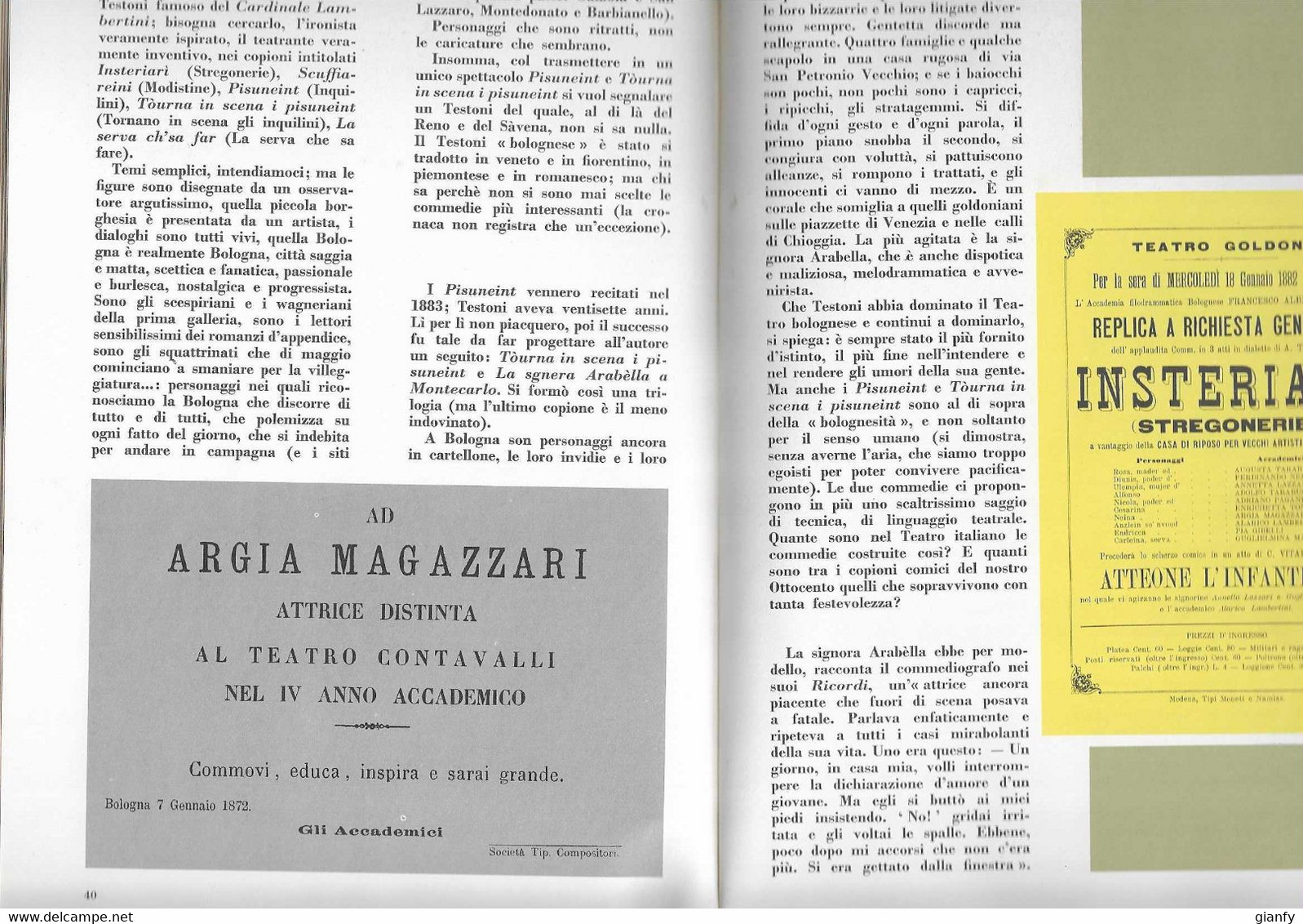 RAI RADIOTELEVISIONE ITALIANA - TEATRO IN DIALETTO STAGIONE DI PROSA TV 1960-61 7 SPLENDIDE LOCANDINE TEATRALI