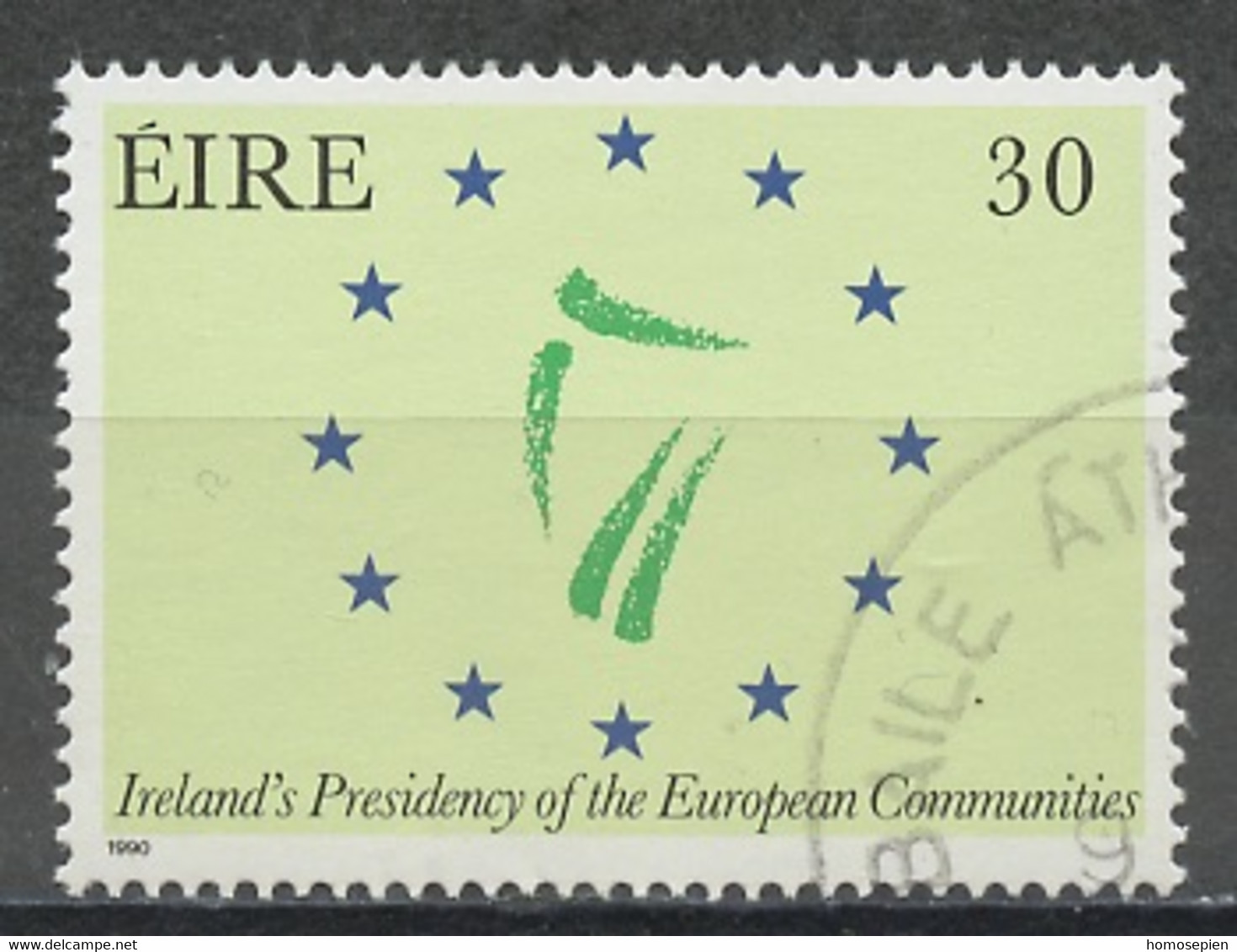 Irlande - Ireland - Irland 1990 Y&T N°701 - Michel N°698 (o) - 30p Conseil De L'Europe - Used Stamps