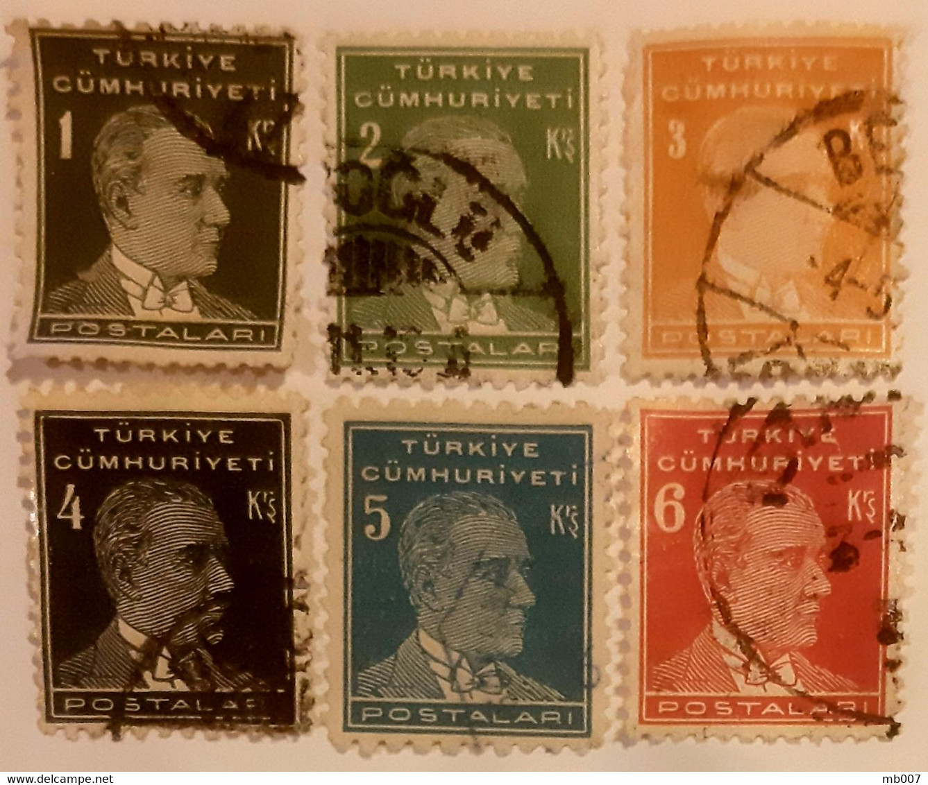 Turquie - Mustafa Kemal Atatürk - Used Stamps