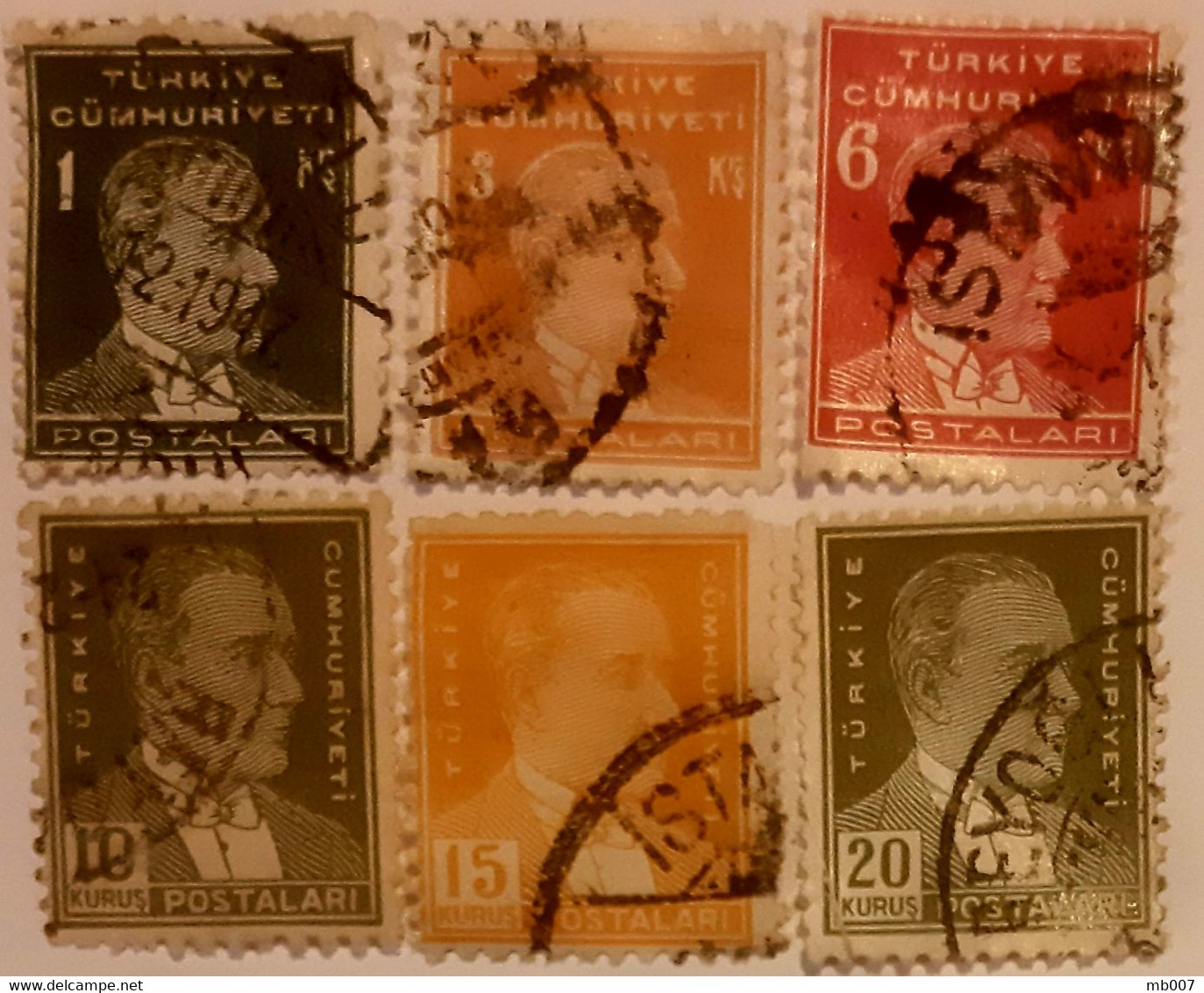 Turquie - Mustafa Kemal Atatürk - Used Stamps