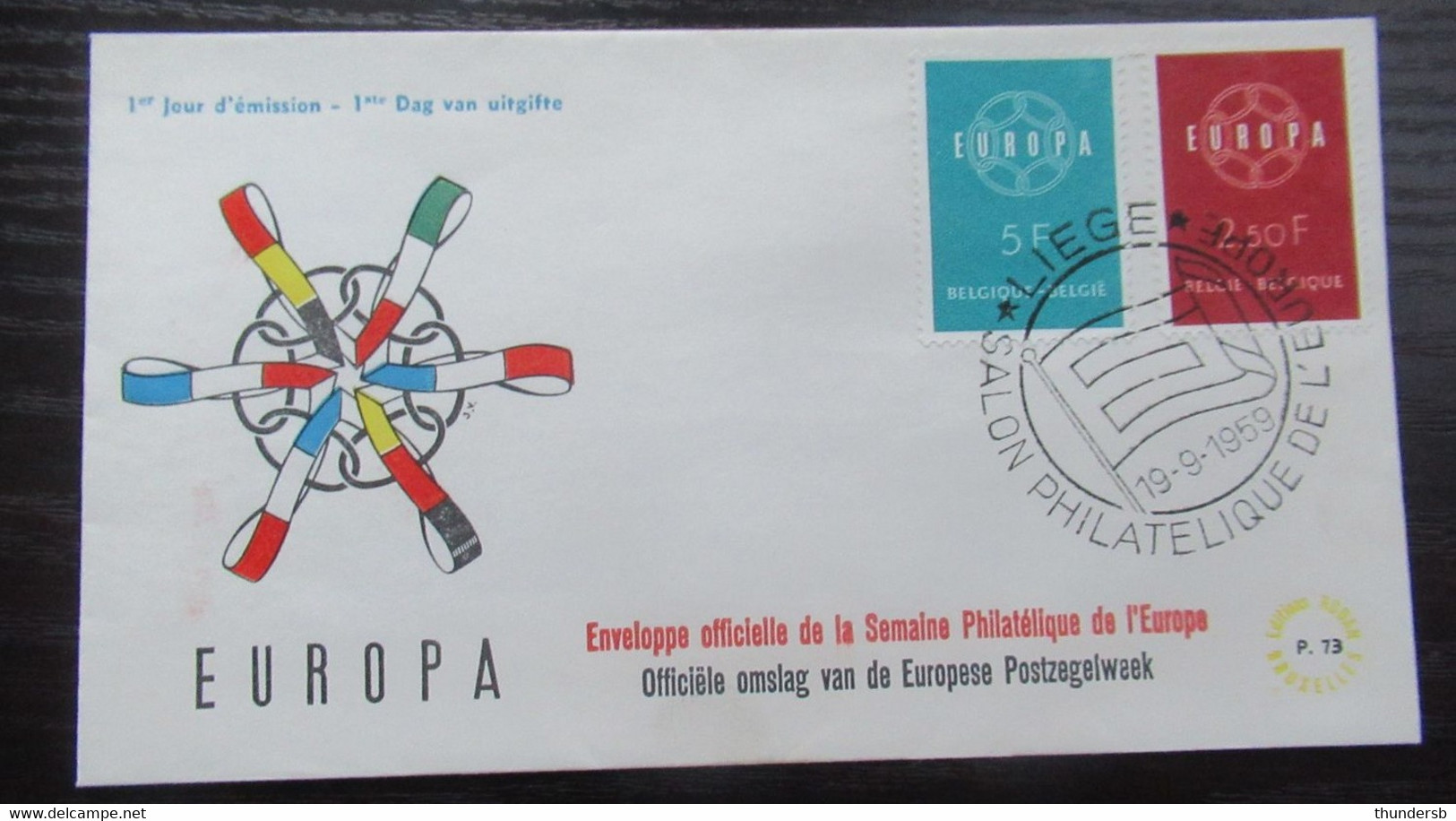 FDC 1111/12 'Europa CEPT' - 1951-1960