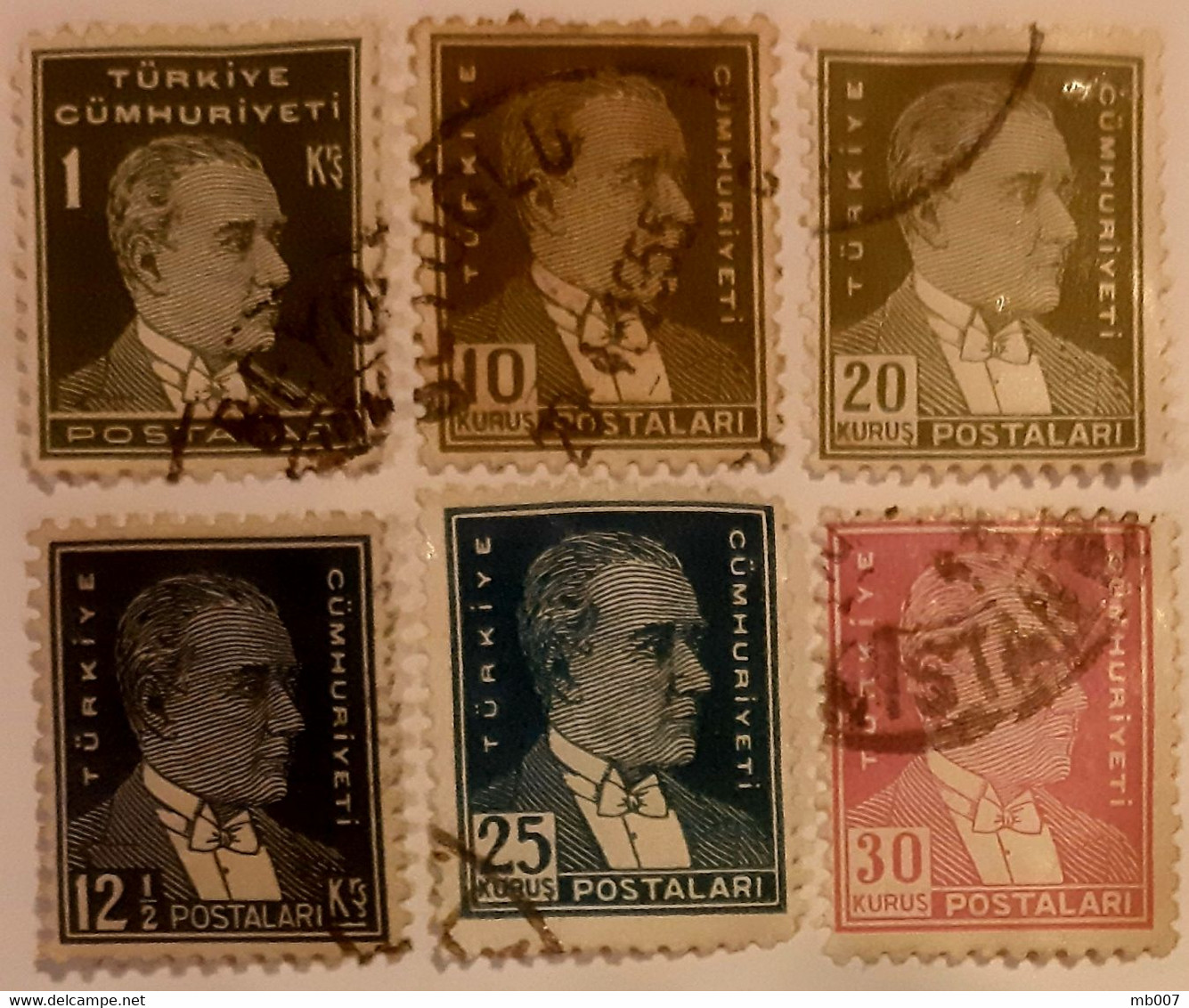 Turquie - Mustafa Kemal Atatürk - Used Stamps