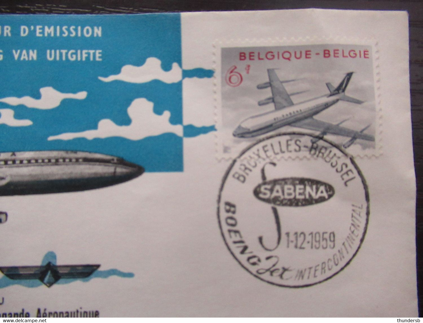 FDC 1113 'Sabena' - 1951-1960