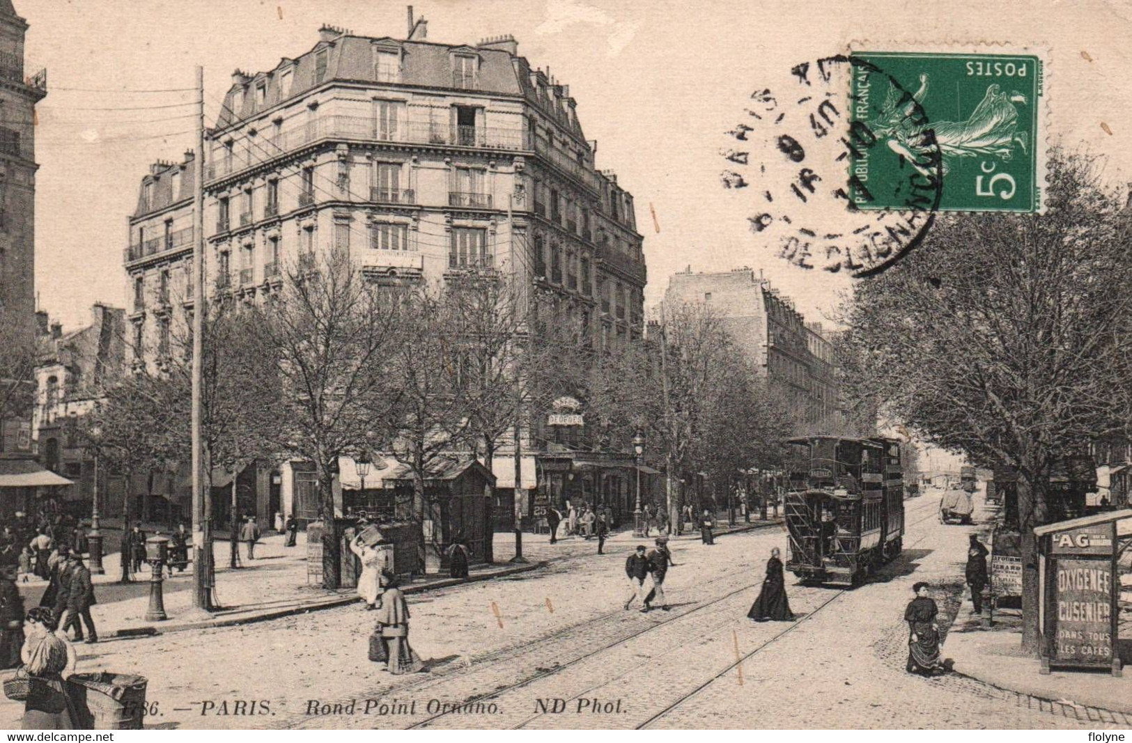 Paris - 18ème Arrondissement - Le Rond Point Ornano - Tram Tramway - Arrondissement: 18
