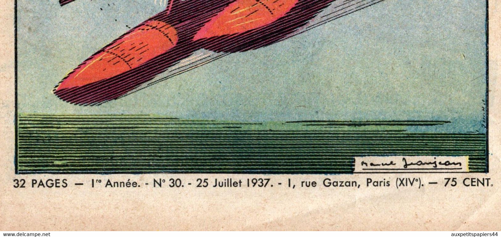 Jeunesses-Magazine 1ère Année N°30 Du 25.07.1937, 32 Pages, Marcel Jean-Jean, Agello, L'Homme Le Plus "Vite" Du Monde... - 1900 - 1949