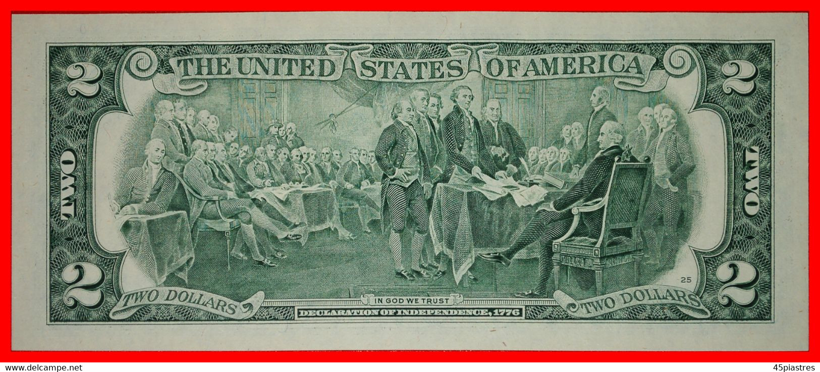 * JEFFERSON (1801-1809): USA ★ 2 DOLLARS 2003! DECLARATION OF INDEPENDENCE 1976-2017! UNC CRISP★ LOW START ★ NO RESERVE! - Billets De La Federal Reserve (1928-...)