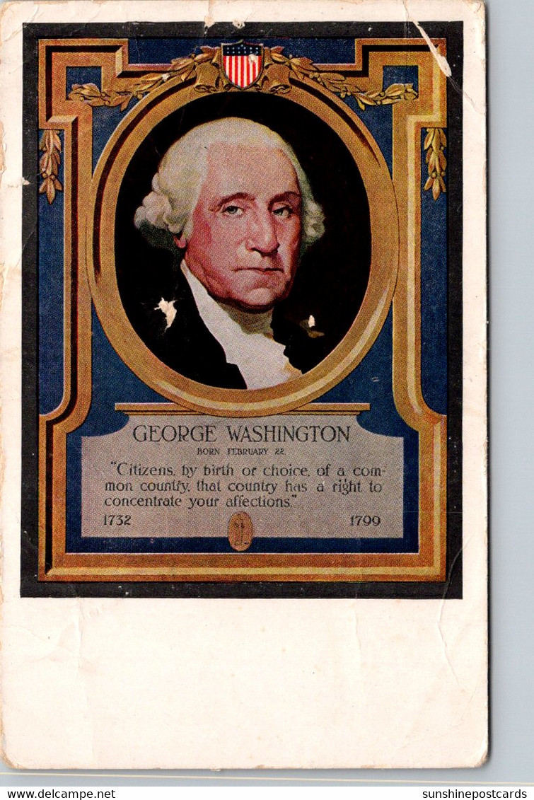 George Washington With Speech - Presidentes