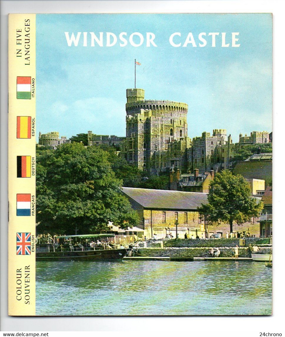 Windsor Castle: English, Français, Deutsch, Espanol, Italiano, 1971, Pitkin Pictorials LTD (23-241) - Cultura