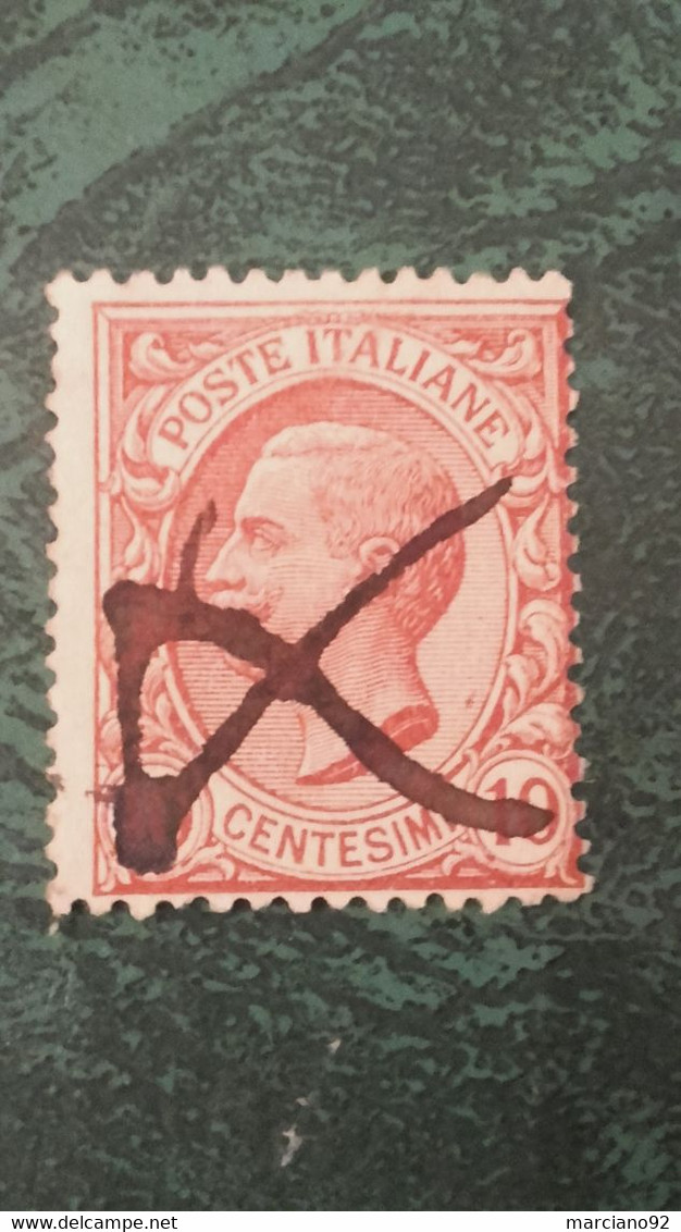 STAMPS / Rare Timbre Italie Oblitèrè A La Plume - Usati