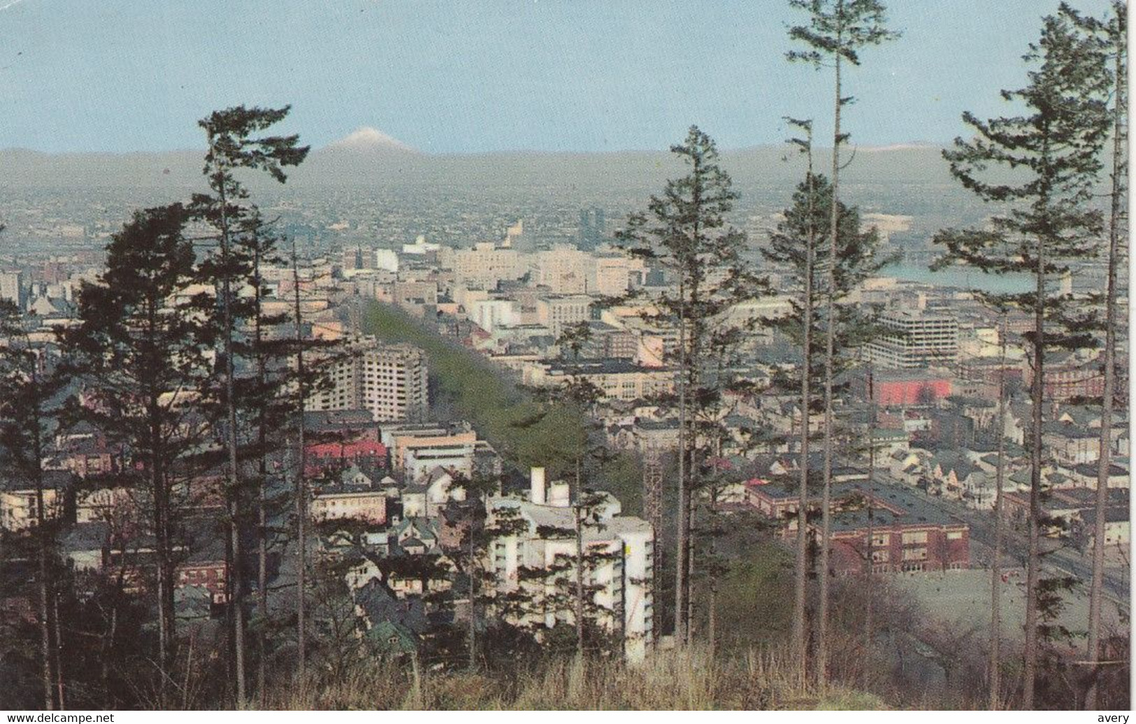 Portland, Oregon  Here We See Portland From The West Mount St. Helens In The Background - Portland