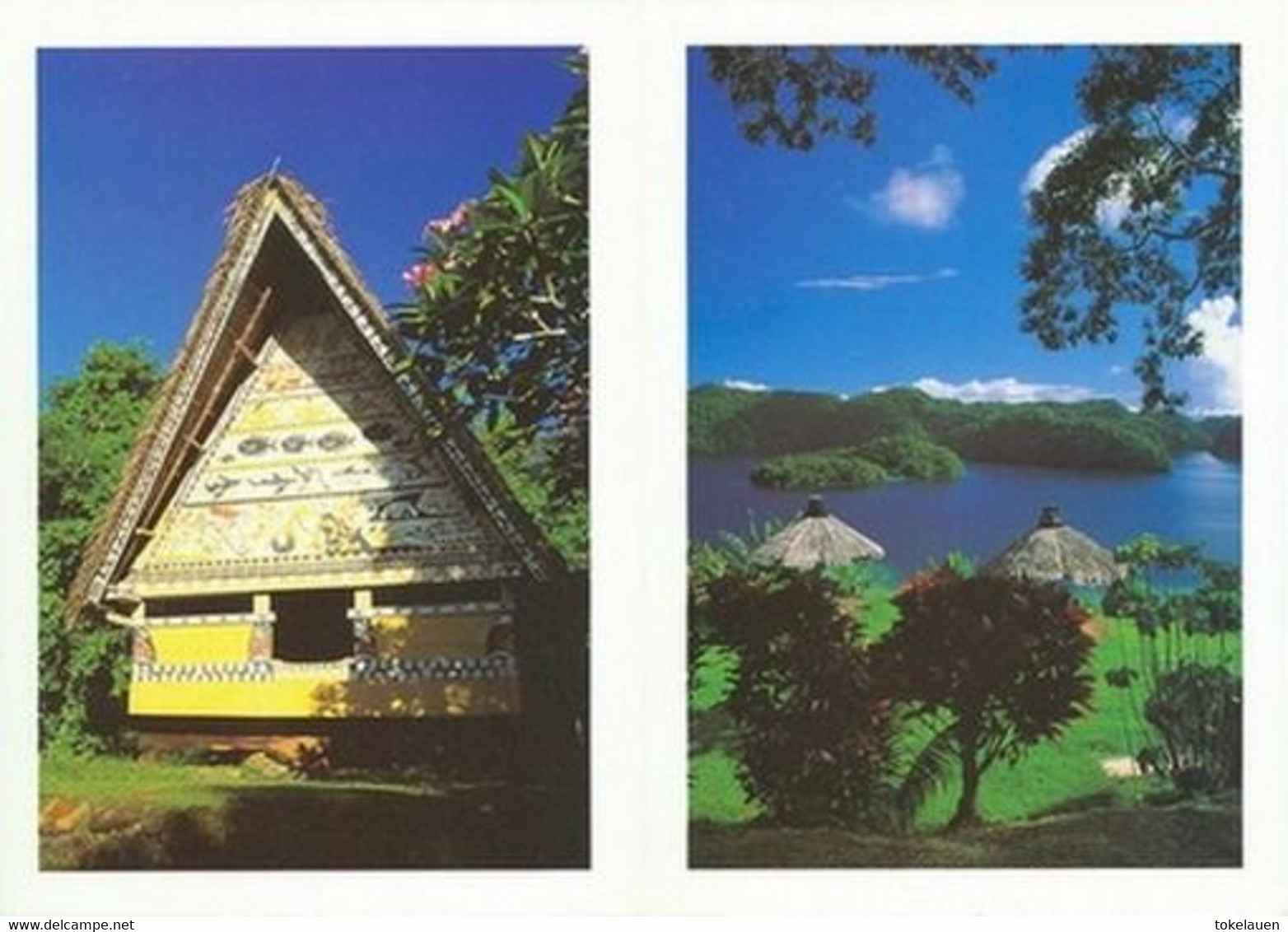 Lot Collection 10x Booked Palau Islands Belau Koror Micronesia US Pacific - Palau