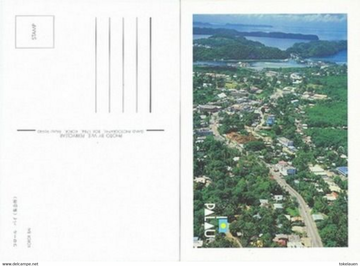 Lot Collection 10x Booked Palau Islands Belau Koror Micronesia US Pacific - Palau