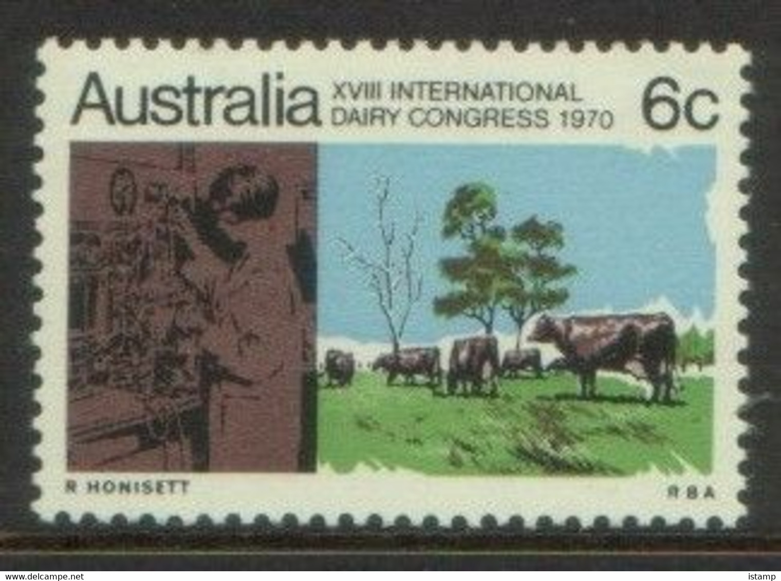 ⭕1970 - Australia 18th International Dairy Congress - 6c Stamp MNH⭕ - Mint Stamps