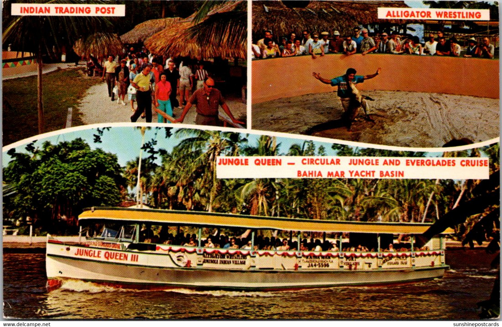 Florida Fort Lauderdale Jungle Queen III Circular Jungle And Everglades Cruise Multi View - Fort Lauderdale