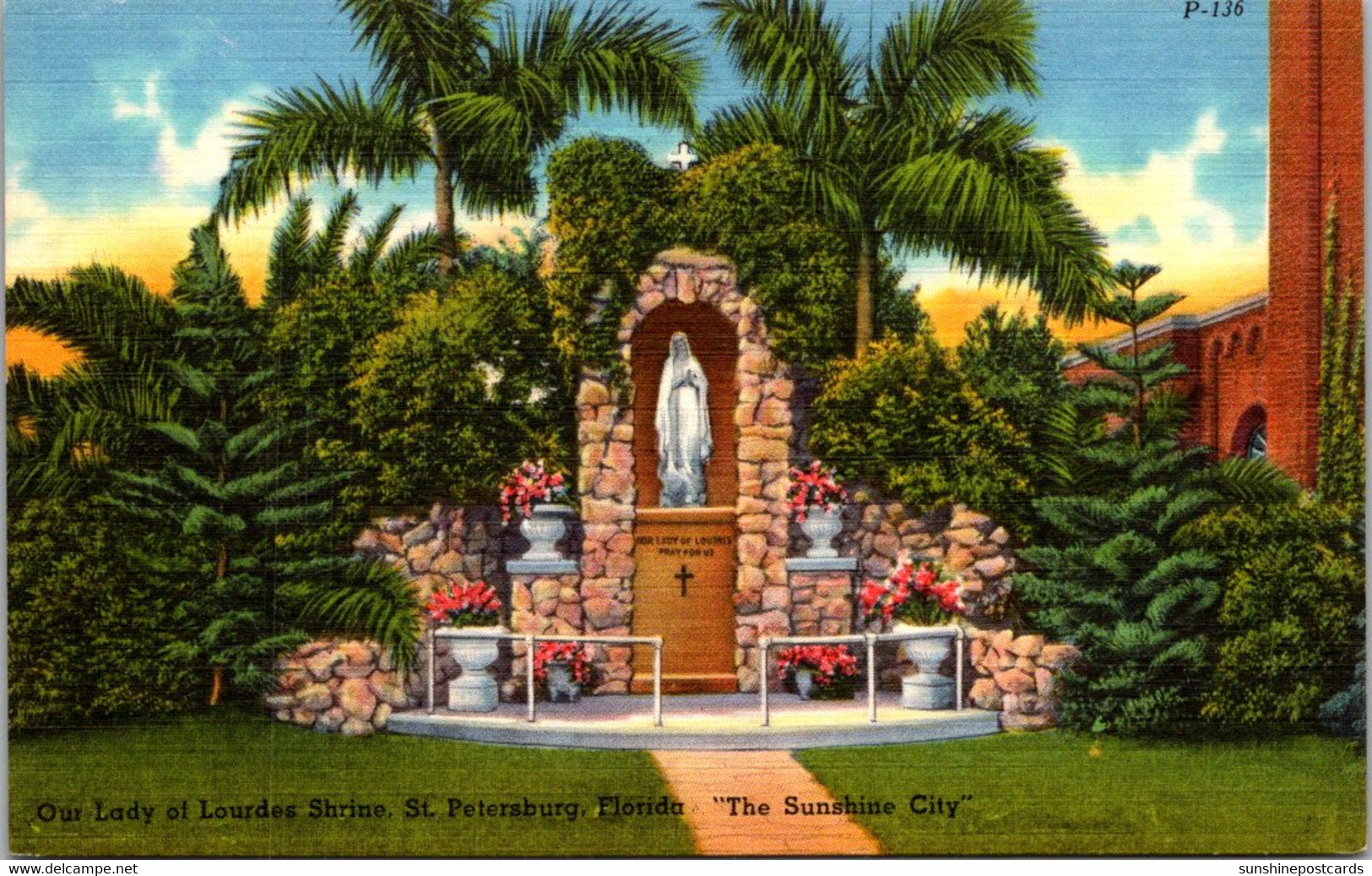 Florida St Petersburg Our Lady Of Lourdes Shrine - St Petersburg