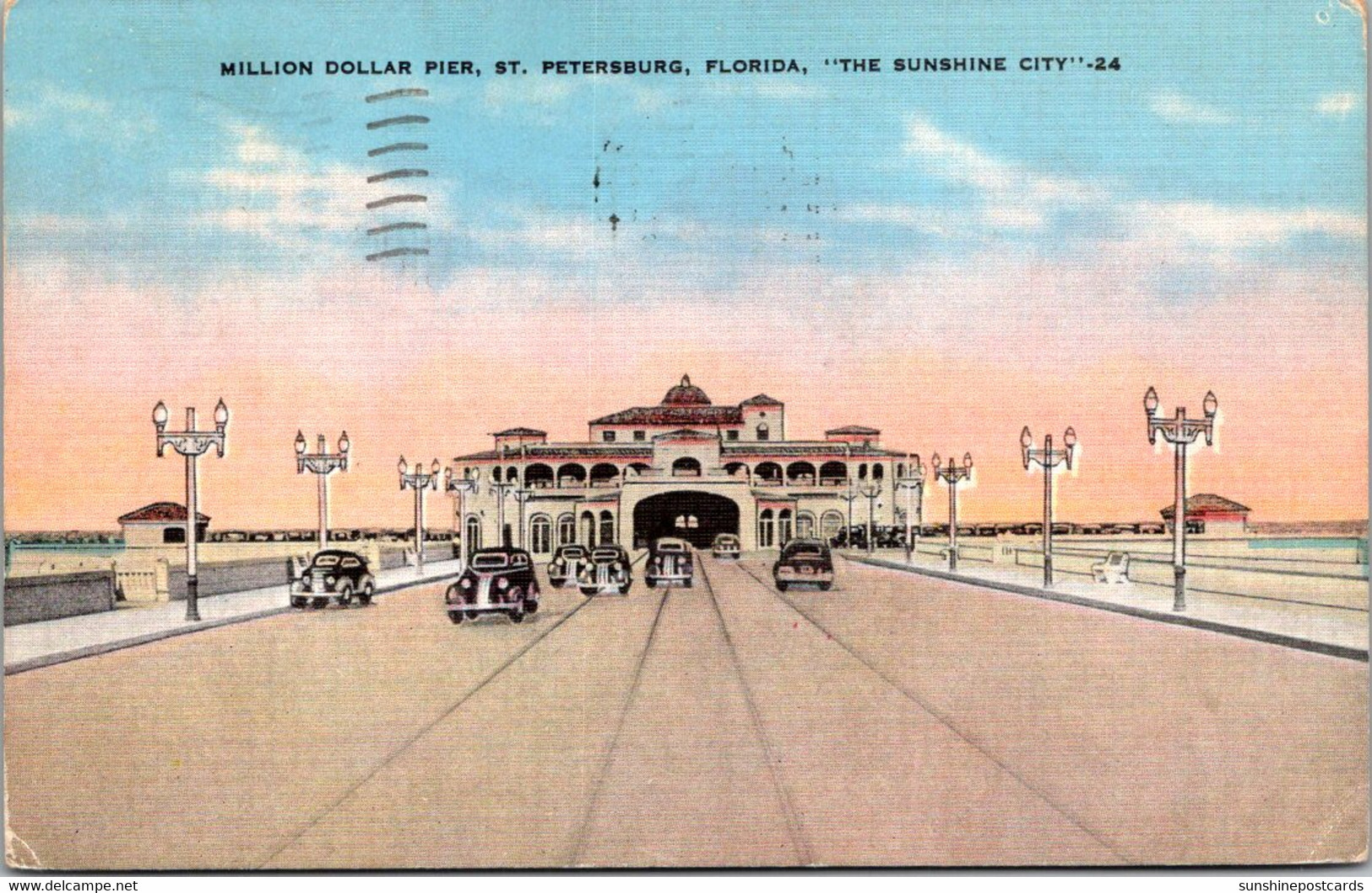 Florida St Petersburg The Million Dollar Pier 1947 - St Petersburg