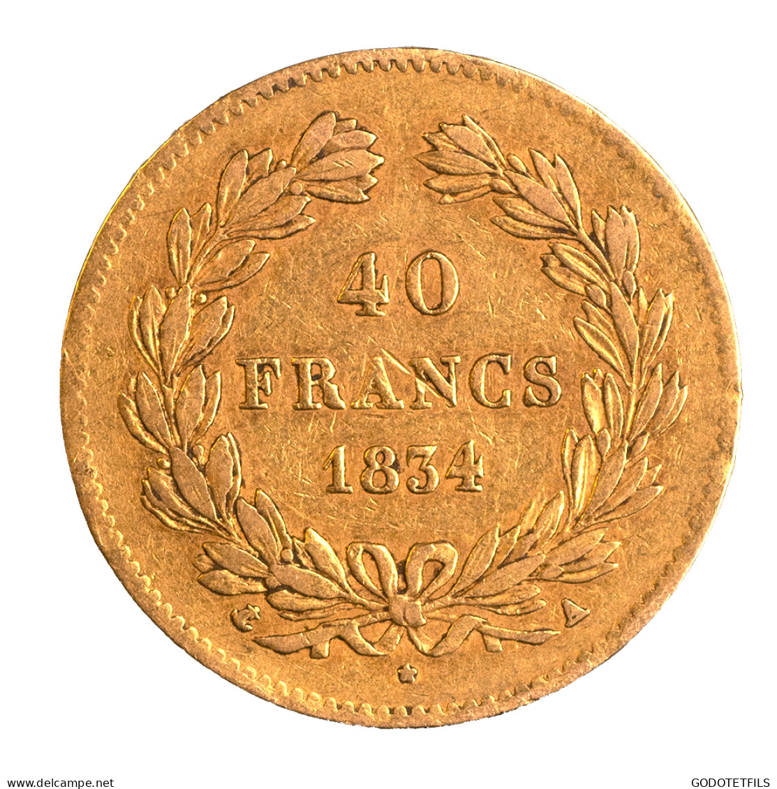 Louis-Philippe-40 Francs 1834 Paris - 40 Francs (goud)