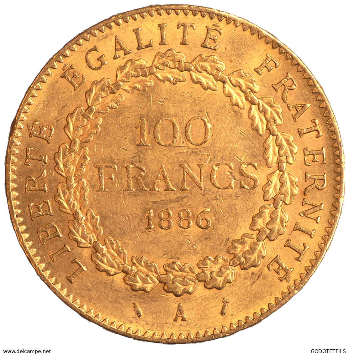 III ème République-100 Francs Génie 1886 Paris - 100 Francs (gold)