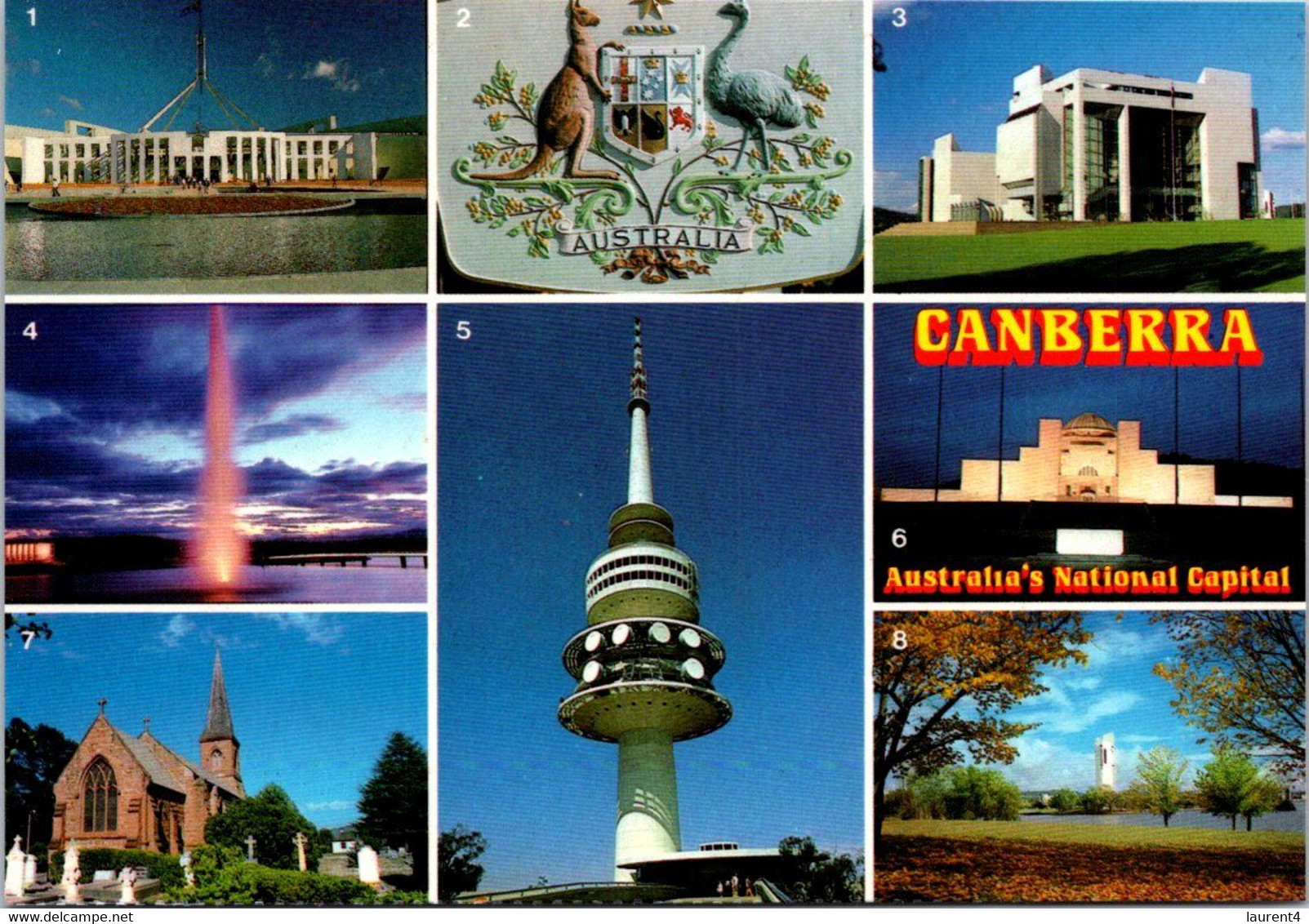 (2 Oø 5) Australia - ACT - Canberra - 8 Views - Canberra (ACT)