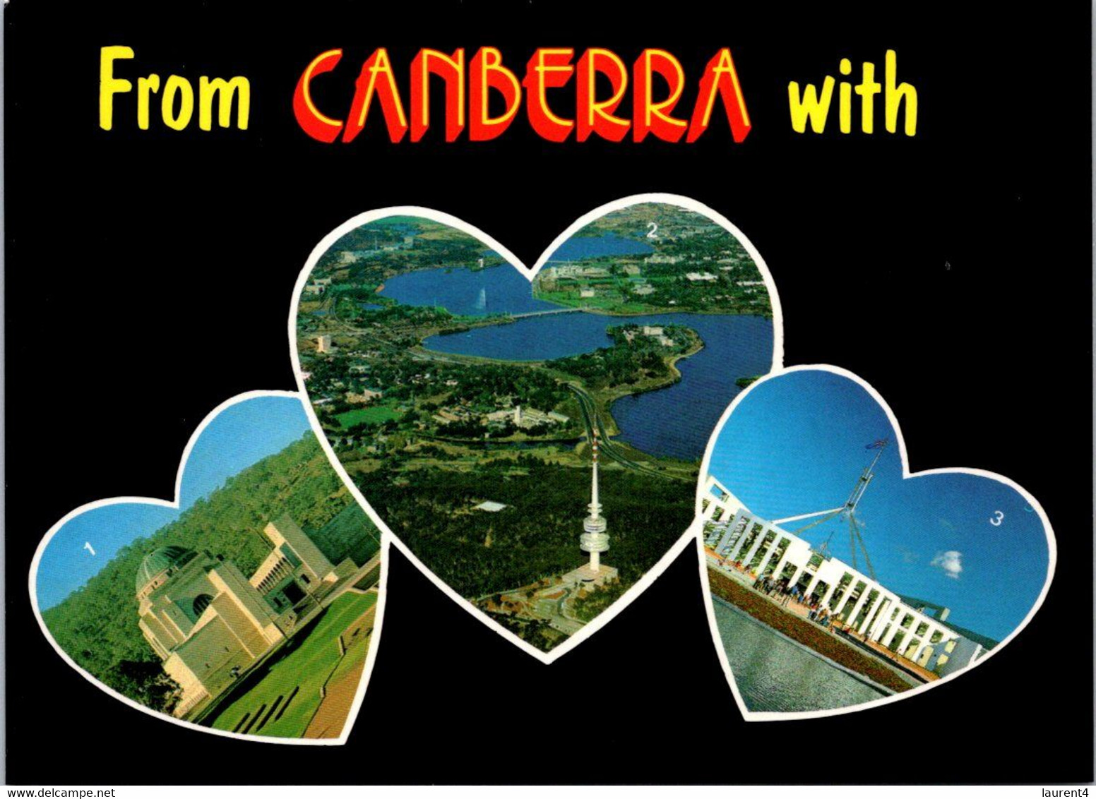 (2 Oø 5) Australia - ACT - LOVE Canberra - 3 Views - Canberra (ACT)