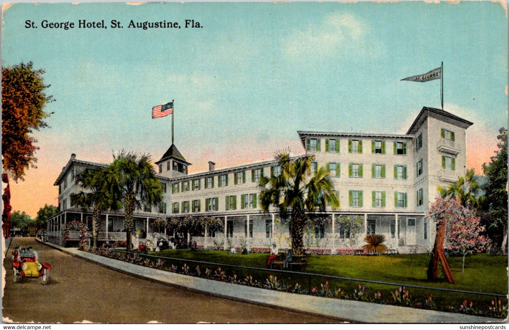 Florida St Augustine St George Hotel Curteich - St Augustine