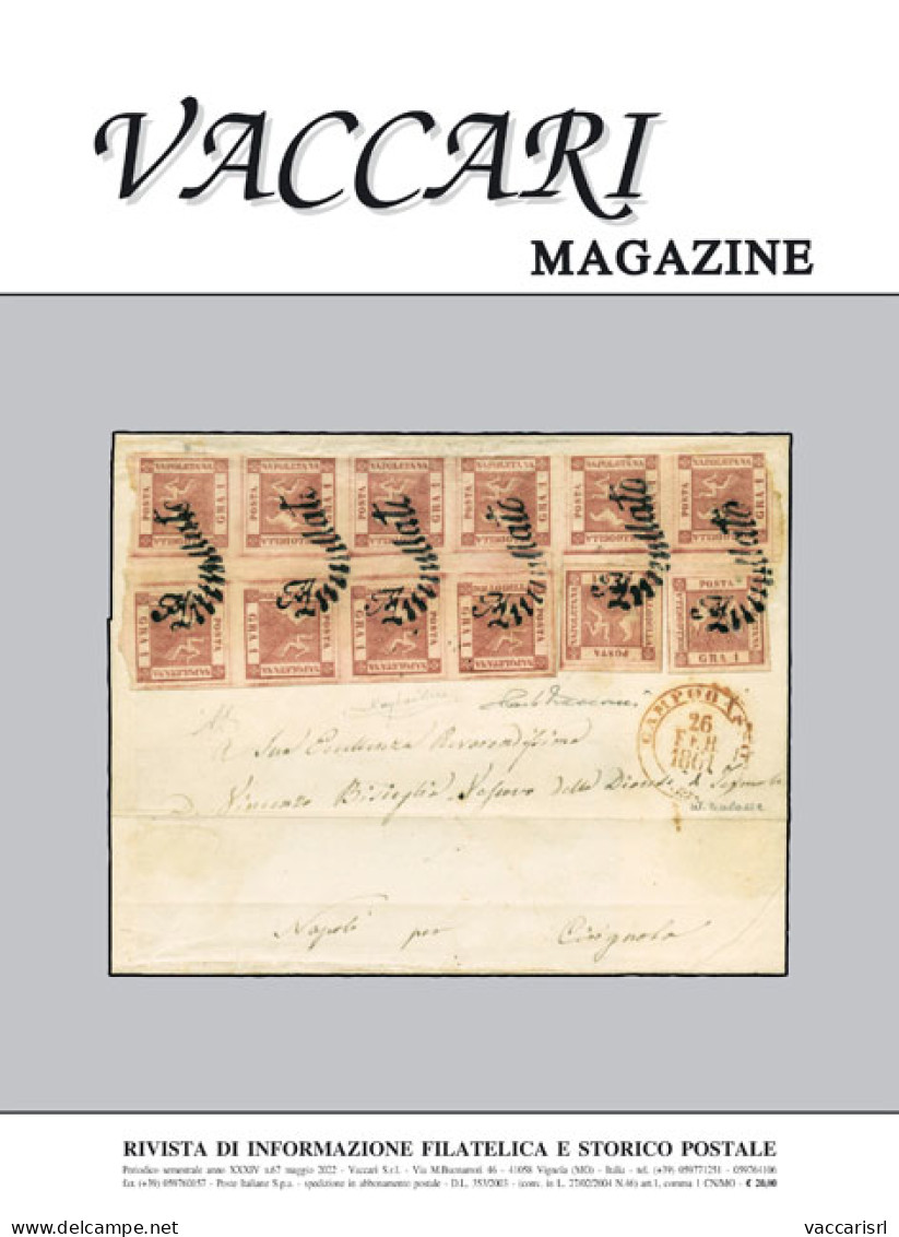 VACCARI MAGAZINE
Anno 2022 - N.67 - - Manuels Pour Collectionneurs