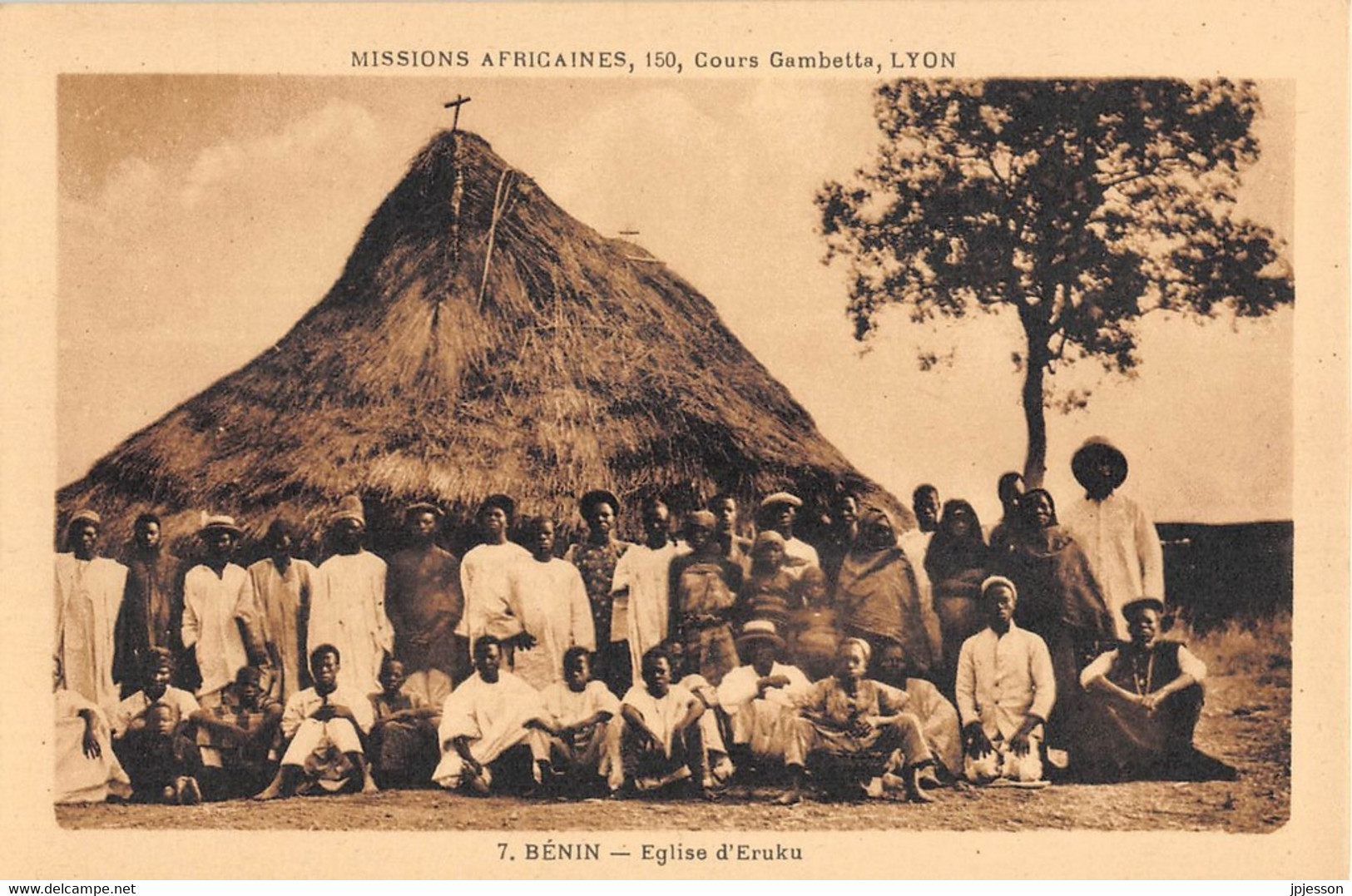 BENIN - EGLISE D'ERUKU - MISSIONS AFRICAINES, LYON - Benin