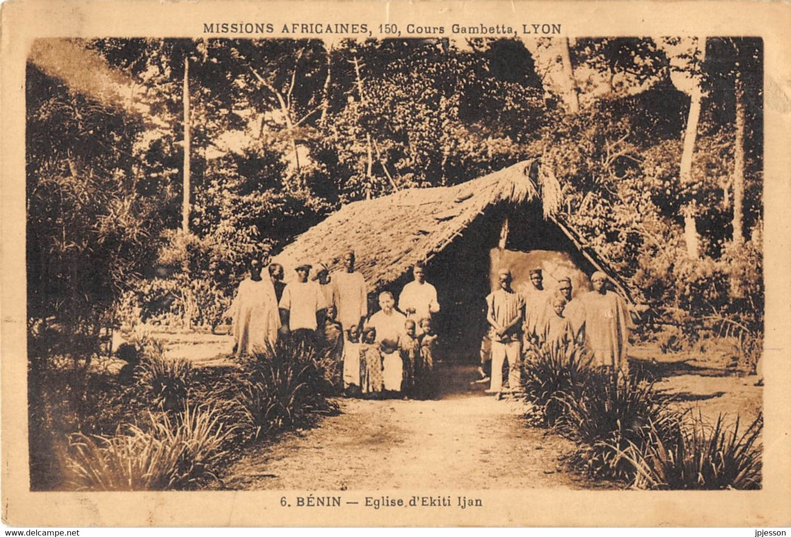 BENIN - EGLISE D'EKITI IJAN - MISSIONS AFRICAINES, LYON - Benin