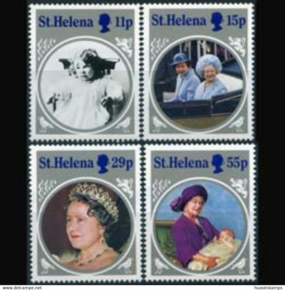ST.HELENA 1985 - Scott# 428-31 Queen Mother Set Of 4 MNH - Saint Helena Island