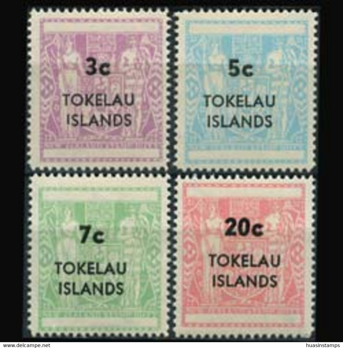 TOKELAU 1967 - Scott# 12-5 N.Z.Stamps Surch. Set Of 4 MNH - Tokelau